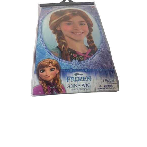 Brand New-Frozen Disney Licensed ANNA-Child Accessory Halloween Costume Wig - Picture 2 of 4